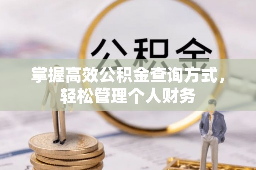 保德掌握高效公积金查询方式，轻松管理个人财务