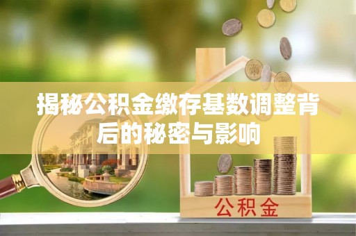 保德揭秘公积金缴存基数调整背后的秘密与影响