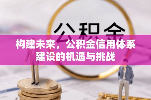 保德构建未来，公积金信用体系建设的机遇与挑战