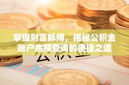 保德掌握财富脉搏，揭秘公积金账户余额查询的便捷之道