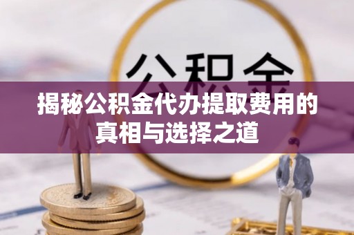 保德揭秘公积金代办提取费用的真相与选择之道