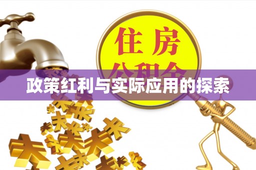 保德政策红利与实际应用的探索