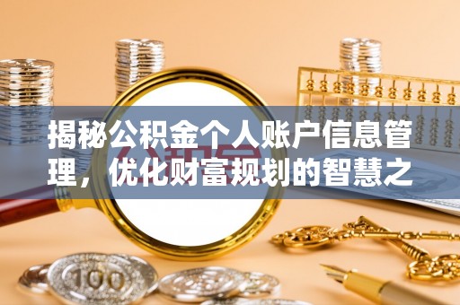 保德揭秘公积金个人账户信息管理，优化财富规划的智慧之选