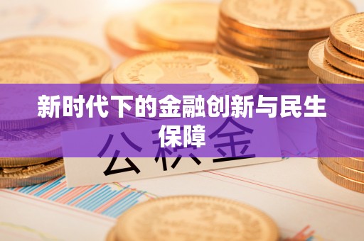 保德新时代下的金融创新与民生保障