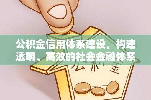 保德公积金信用体系建设，构建透明、高效的社会金融体系